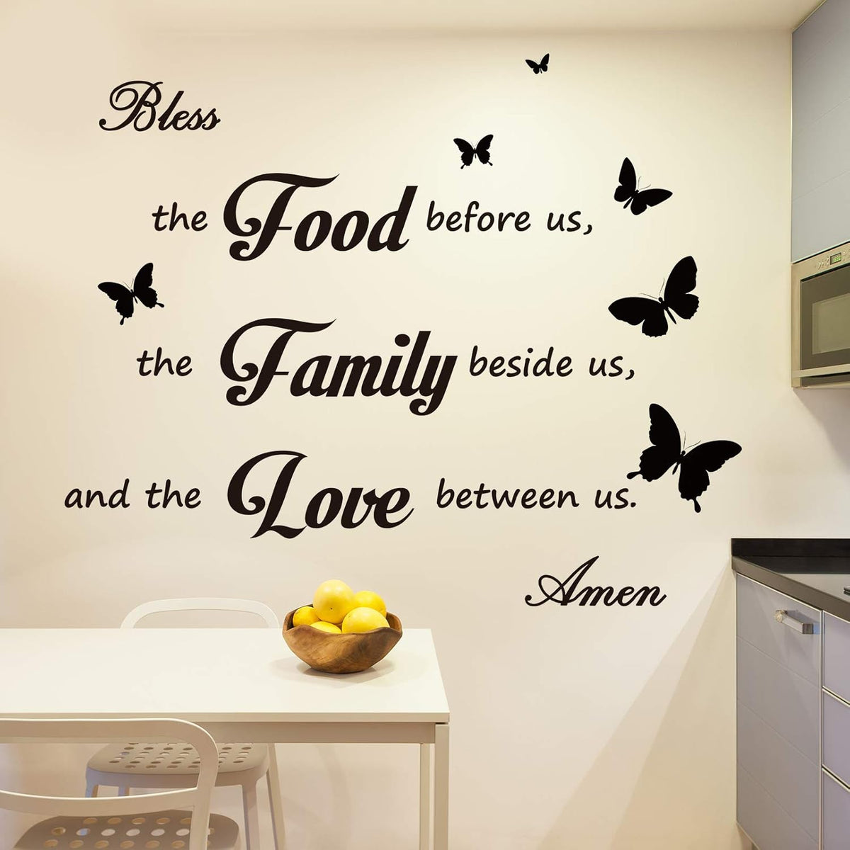 Bless The Food Before US Sign Wall Decor C4008