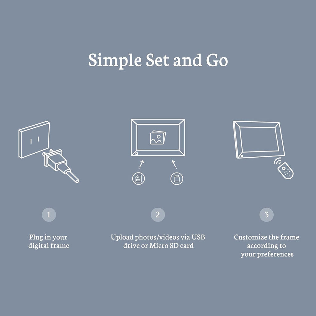 Digital Picture Frame with Remote Control S266573