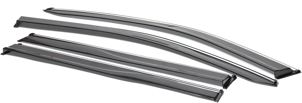 Window Visor with Chrome Trim 4PC F203562