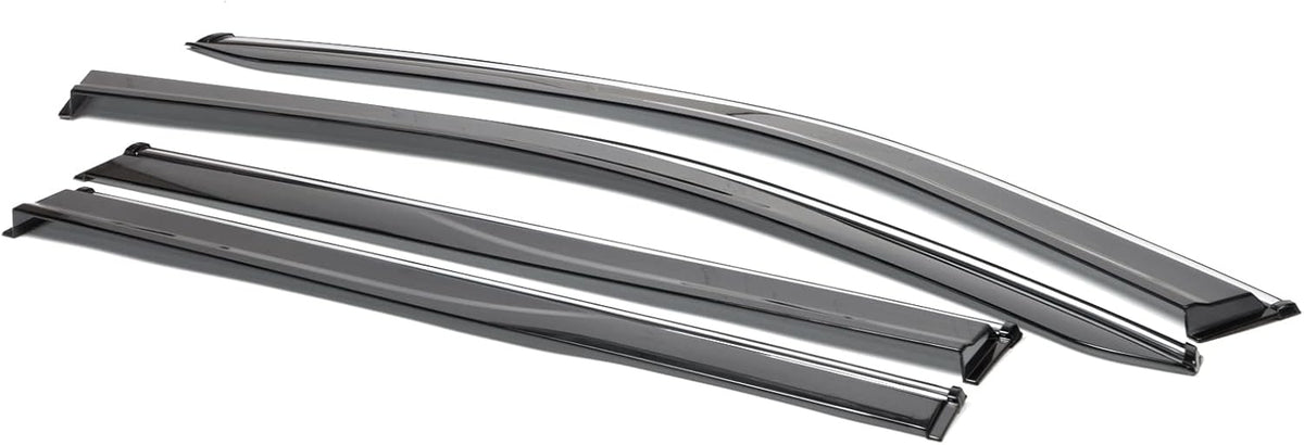 Window Visor with Chrome Trim 4PC F203562