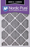 16x20x1 MERV 8 Pleated Carbon Air Filters 6 Pack Z9799