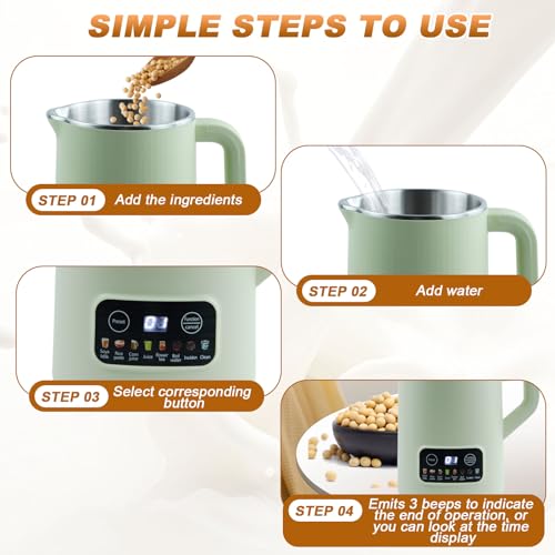 White 20 oz Nut Milk Maker P131