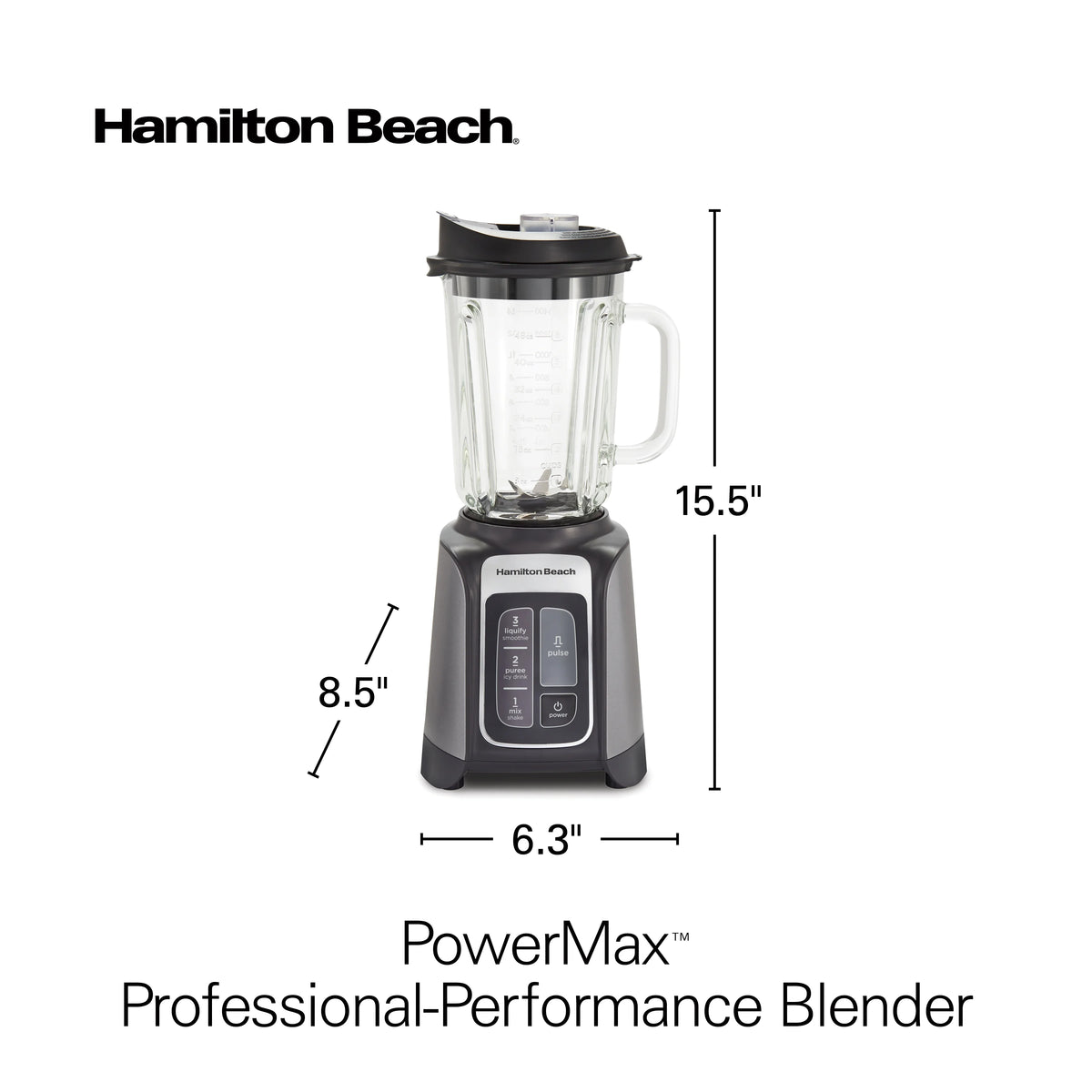 48oz BPA-Free Glass Jar Blender F37952