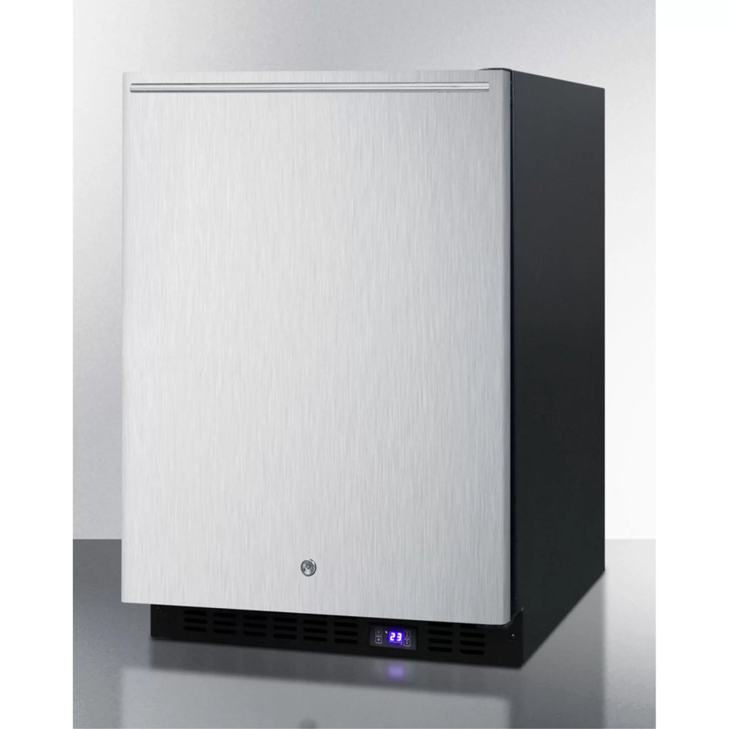 Black Frost-Free Outdoor All-Freezer with Digital Thermostat and Lock O456