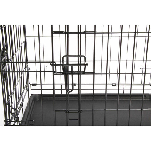 2-Door Folding Dog Crate S4315