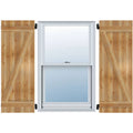 Rough Sawn Western Red Cedar Board-n-Batten Shutters X89720
