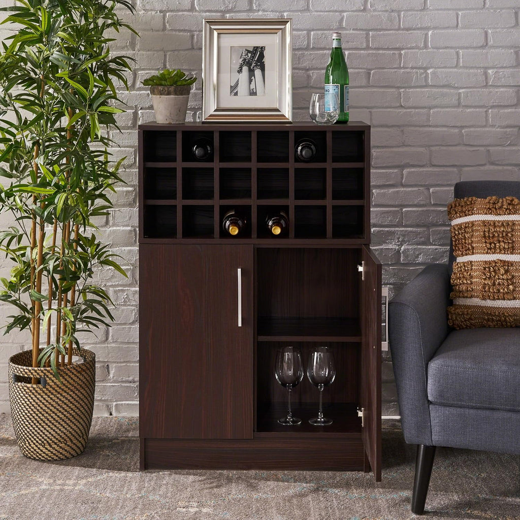 Faux Wood Wine Cabinet K172851