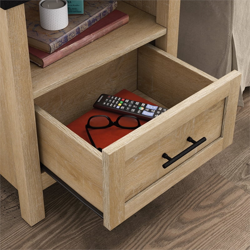 Engineered Wood End Table in Orchard Oak - Set of 2 J73661