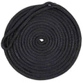 Black Double Braided Nylon Dock Line B418