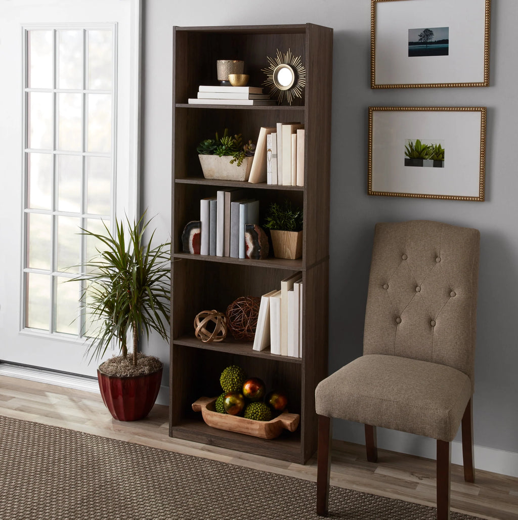 5-Shelf Bookcase with Adjustable Shelves I688954