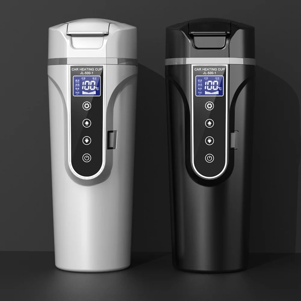 12.0V Car 24V Truck Heated Cup Electric Kettle with LCD Display F572236
