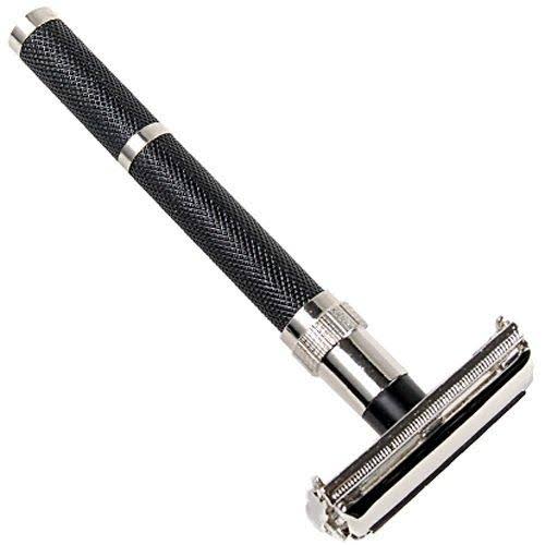 Safety Razor Shave Set with Pure Badger Brush Stand M276570