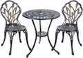 3 Piece Anti-Rust Cast Aluminum Bistro Set R4719