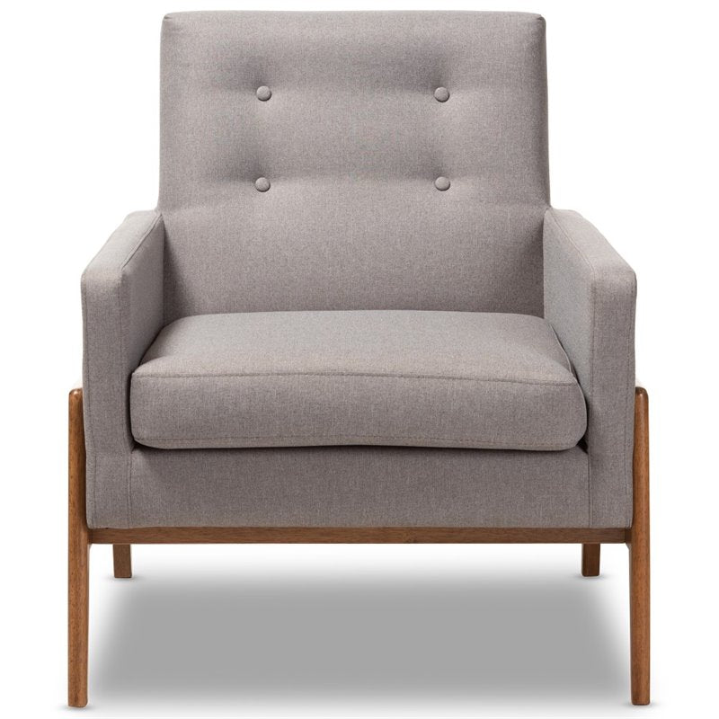 Grey 2 Piece Sofa Set with Lounge Chair C4199