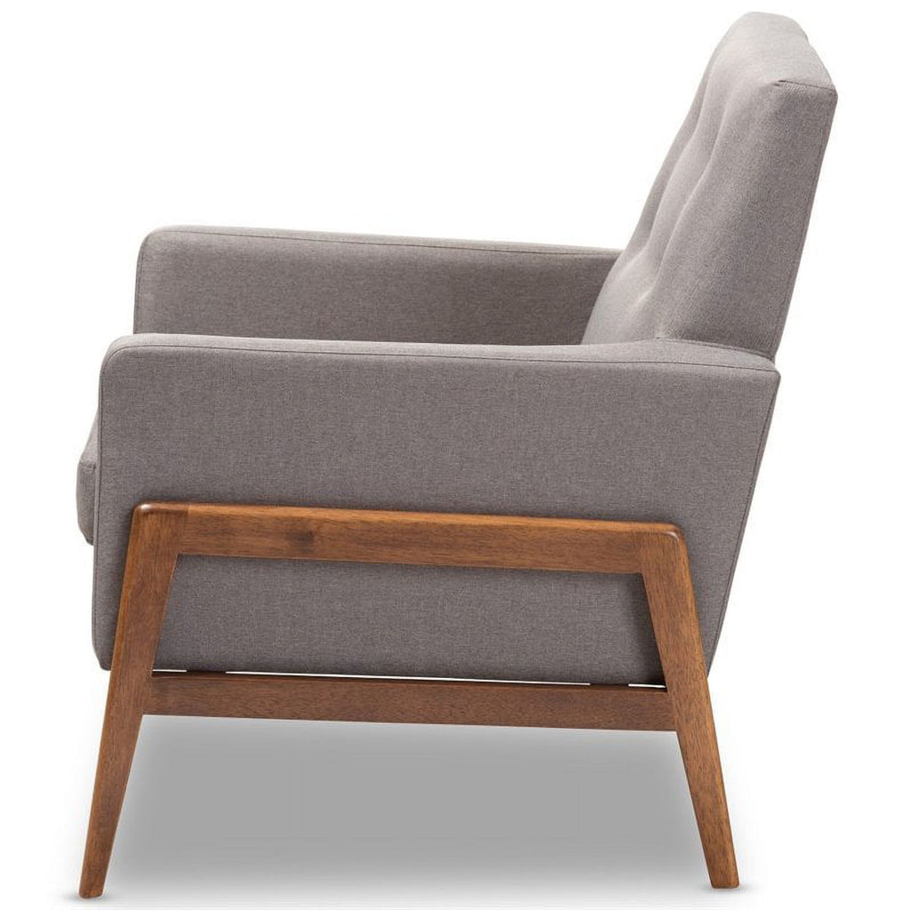 Grey 2 Piece Sofa Set with Lounge Chair C4199