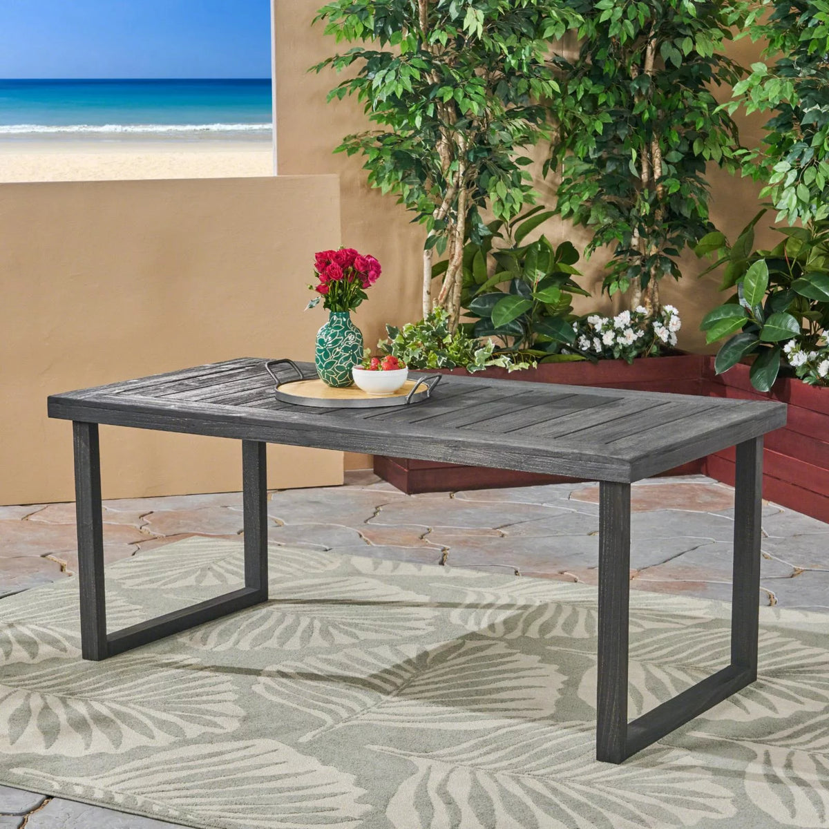 Acacia Wood Dining Table T307187