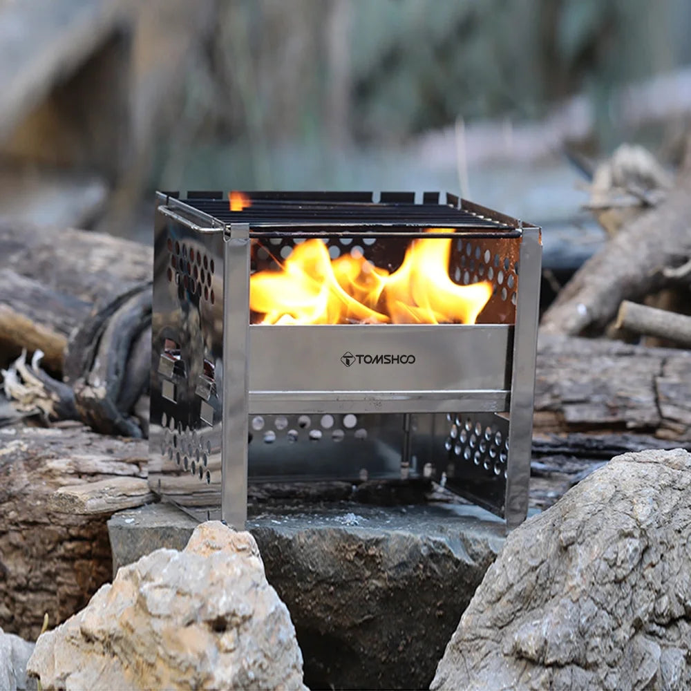 Stainless Steel Adjustable Stove Stand for BBQ Grill A719529