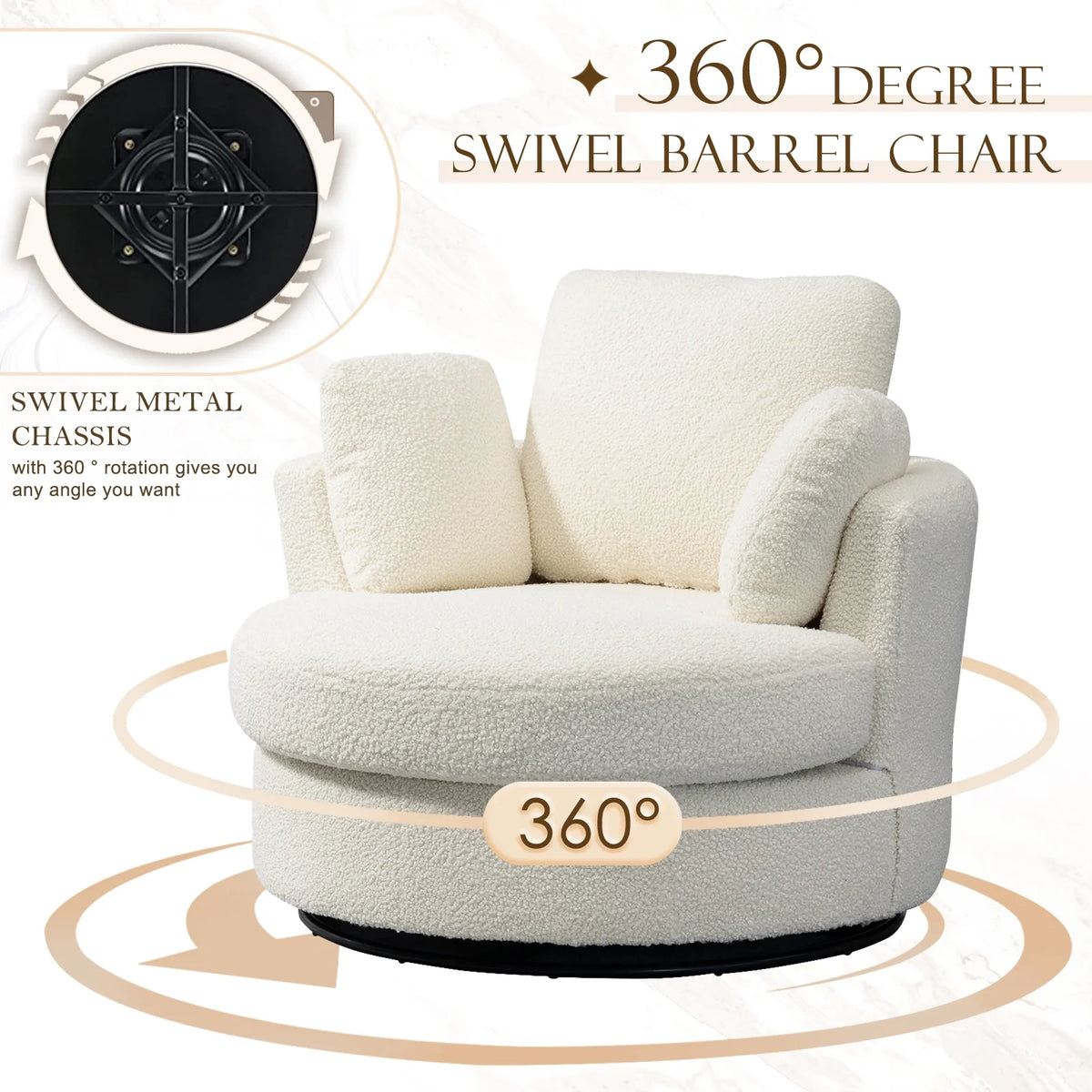 Sherpa Swivel Chair N4248