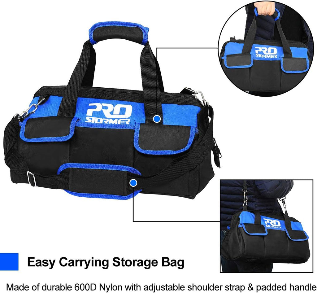 198-Piece General Household Hand Tool Set with Storage Bag T7885