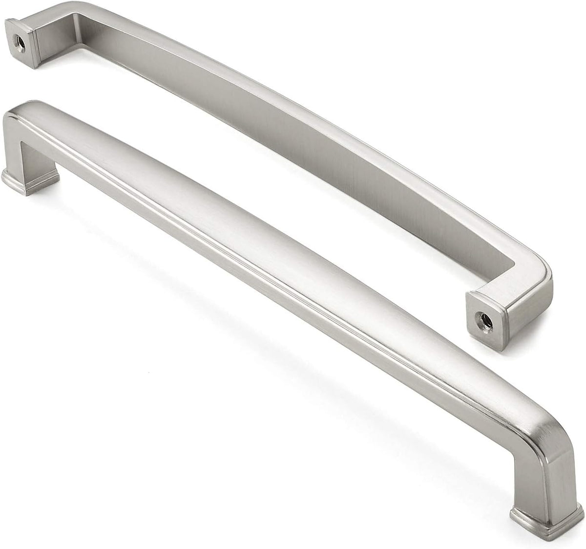 Satin Nickel Kitchen Cabinet Handles Pack of 2 B123