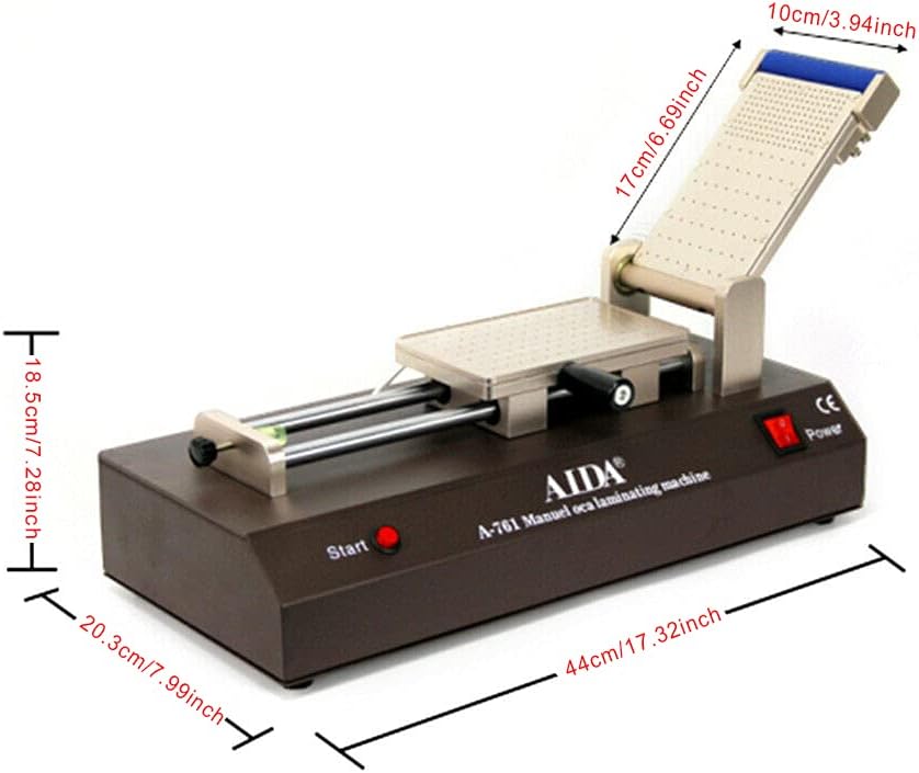 Automatic LCD Touch Screen Film OCA Laminator Equipment with Built-in Vacuum Pump 400w Q692
