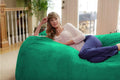 Large Ultra Plush Bean Bag Sofa with Microsuede Cover D645