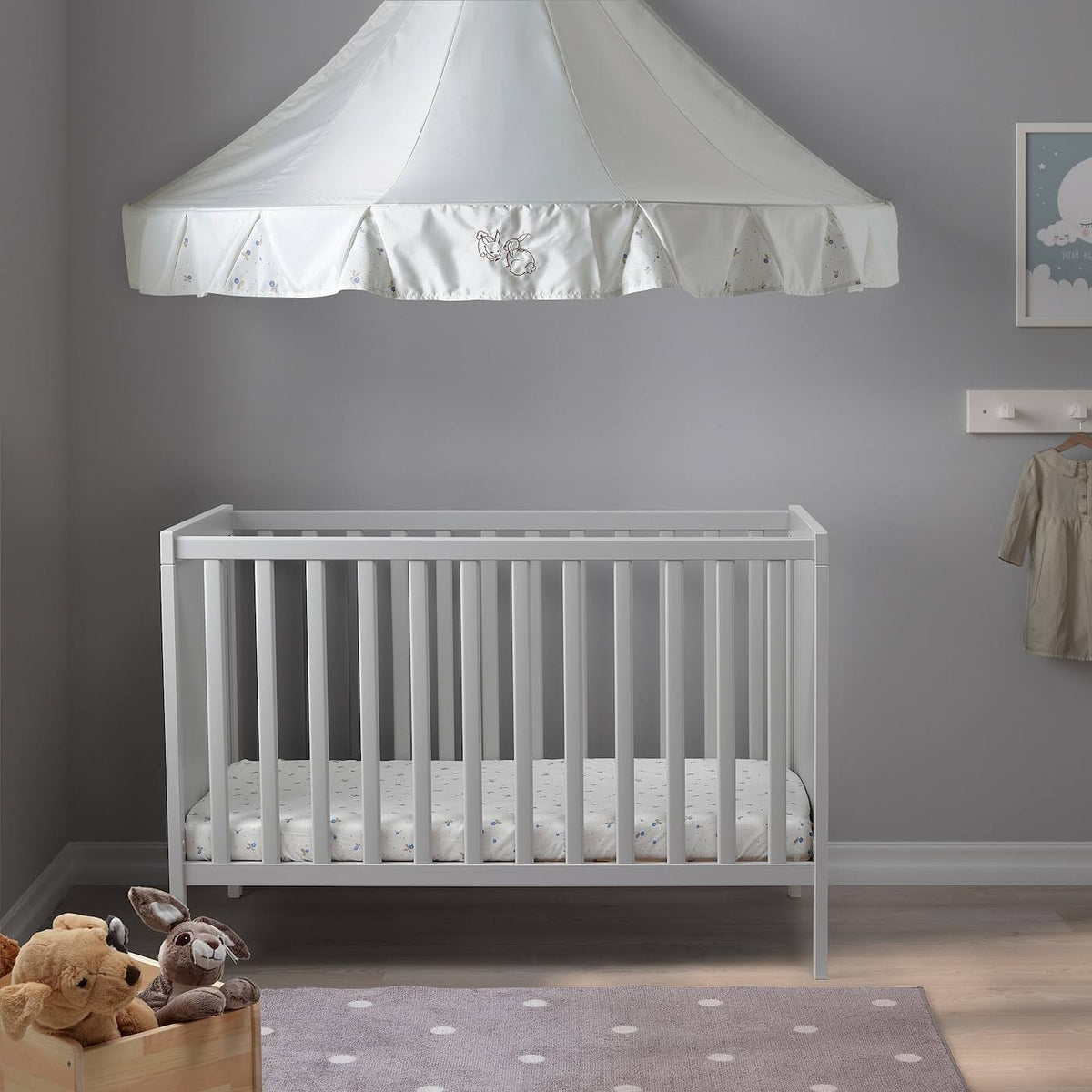 Gray Crib G1088