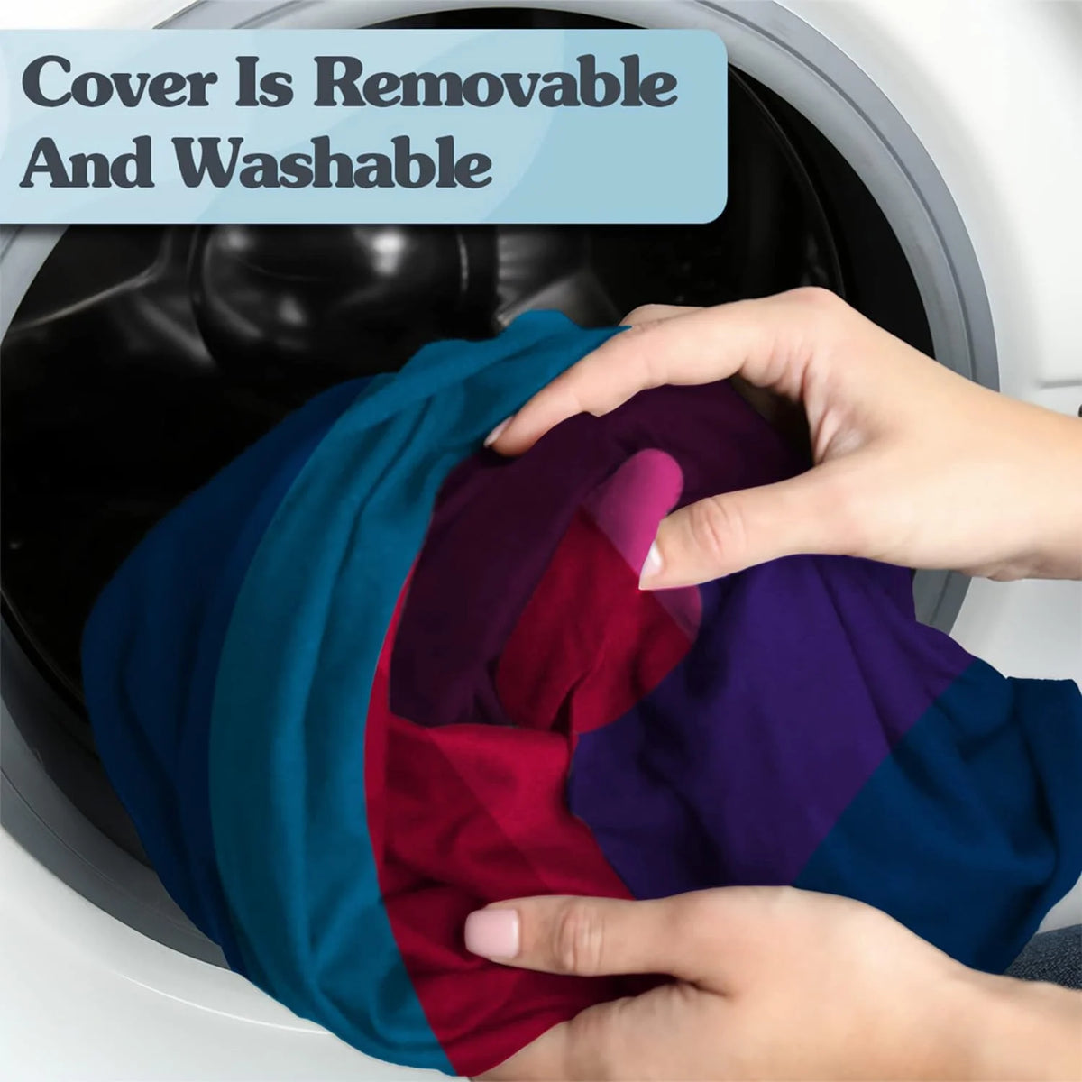 Oversized Plush Bean Bag Chair with Washable Cover G137351