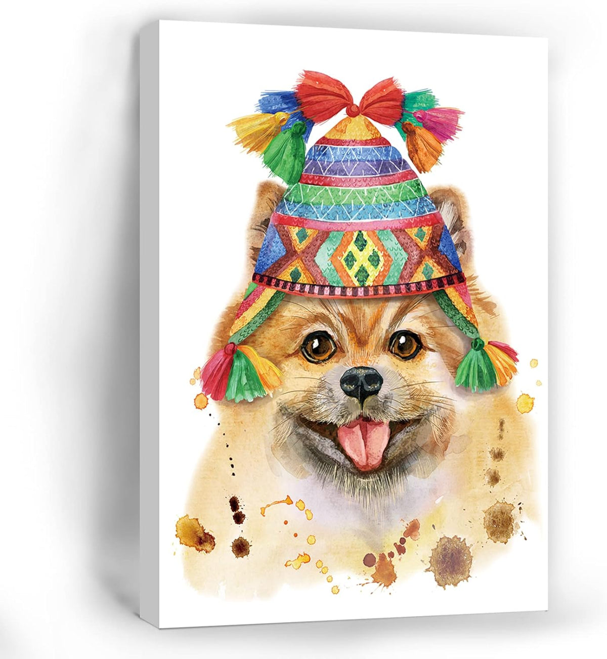 Cute Dog Canvas Wall Artwork 12*16inch N55371