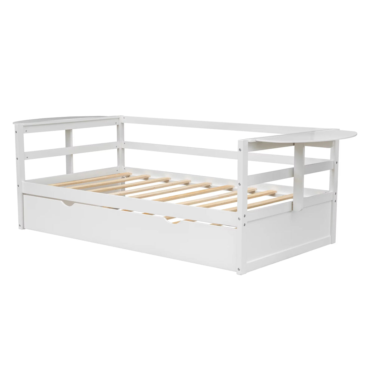 White Pine Wood Twin Size Daybed with Trundle E232971