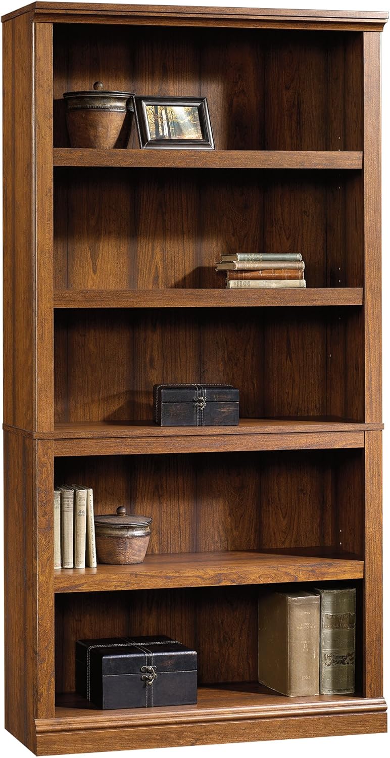 5-Shelf Bookcase, Select Cherry finish C387