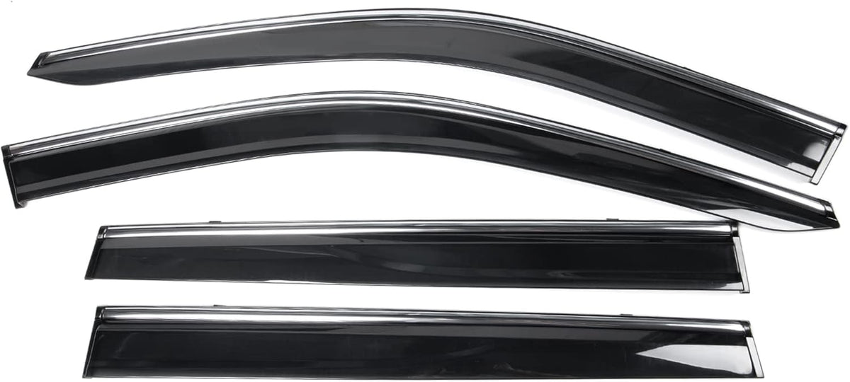 Window Visor with Chrome Trim 4PC F203562