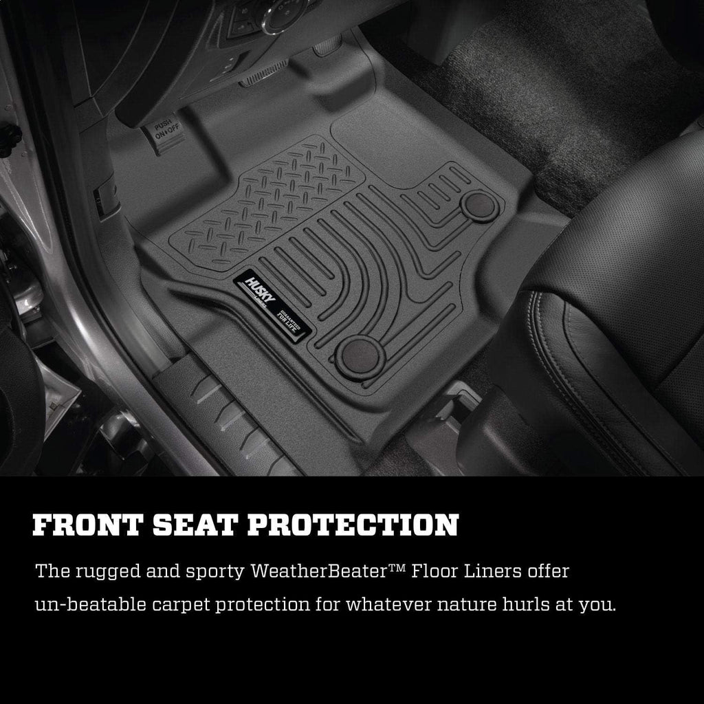 Black Front & 2nd Seat Floor Liners 3 Pcs G836