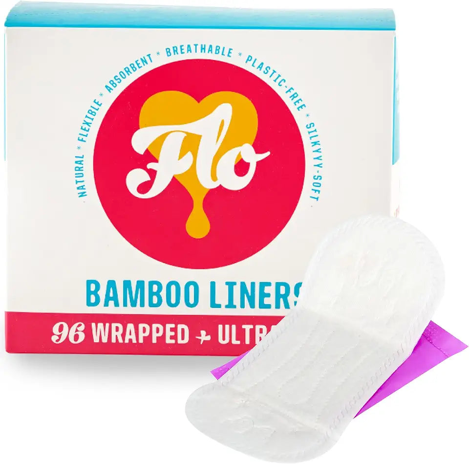 Organic Bamboo Panty Liners, 96-Pack S103