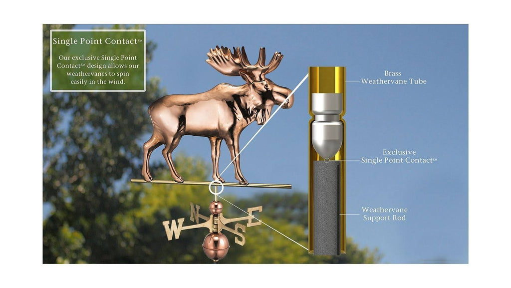 Polished Copper Weathervane Y47468