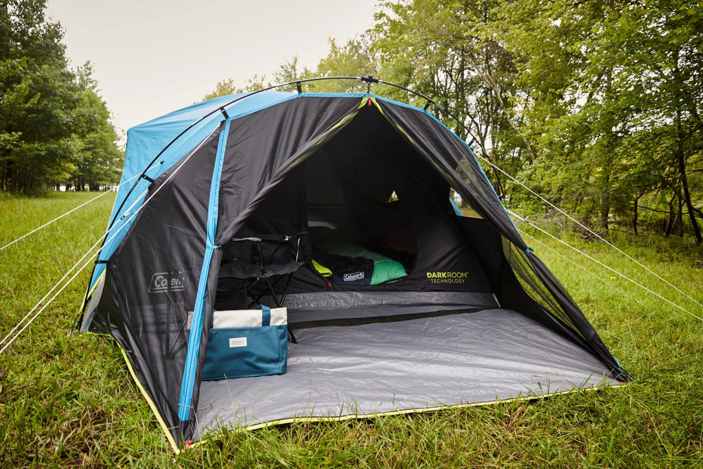 6-Person Dark Room Dome Camping Tent with Screen Room P448977