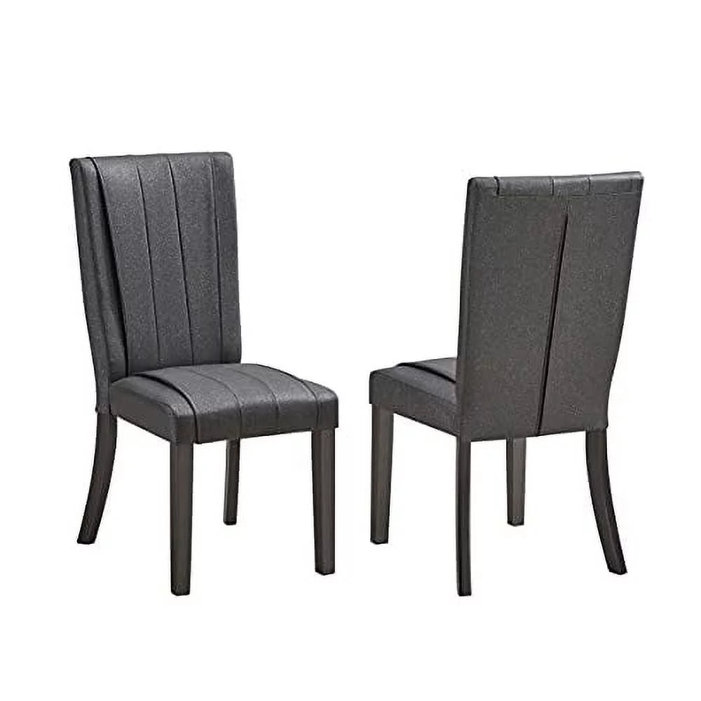 7-Piece Rectangular Pedestal Wood Dining Set V202941