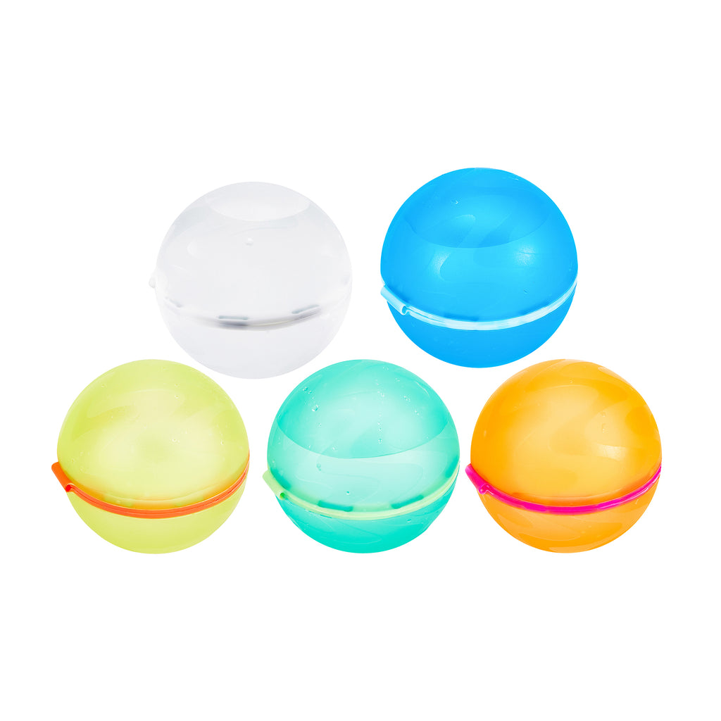 25 Pcs Reusable Water Balloons with Storage Bag J95539