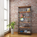 5-Tier Rustic Wood Bookcase P500599