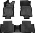 Black TPE Car Floor Mats Full Set Y691