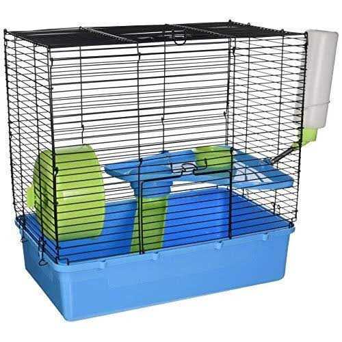 Blue 2 Story Hamster Cage F242
