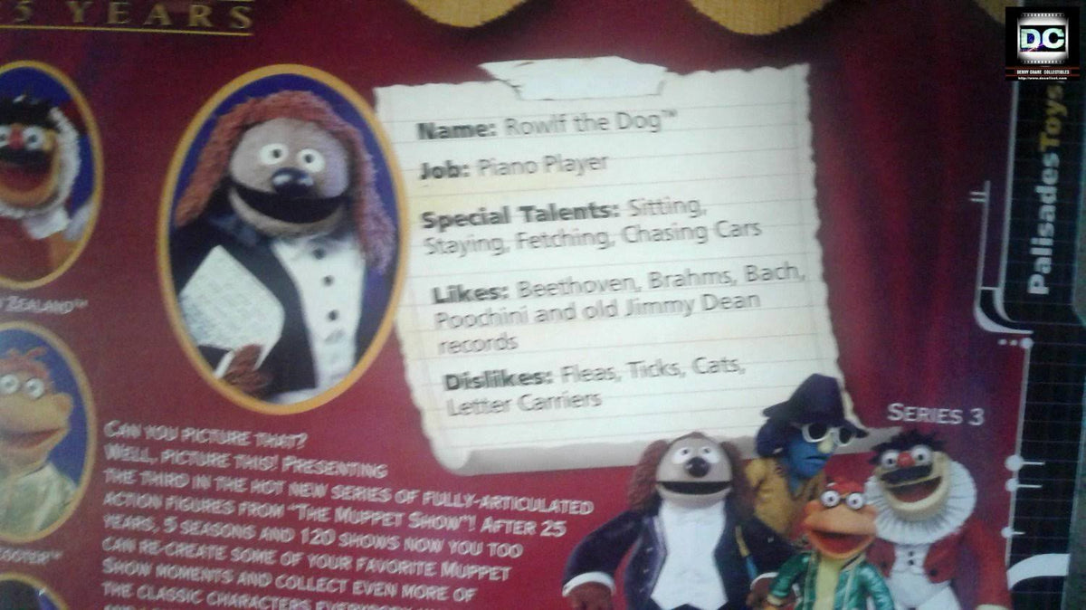 Rowlf The Dog with Baby Grand Piano Action Figure F70894