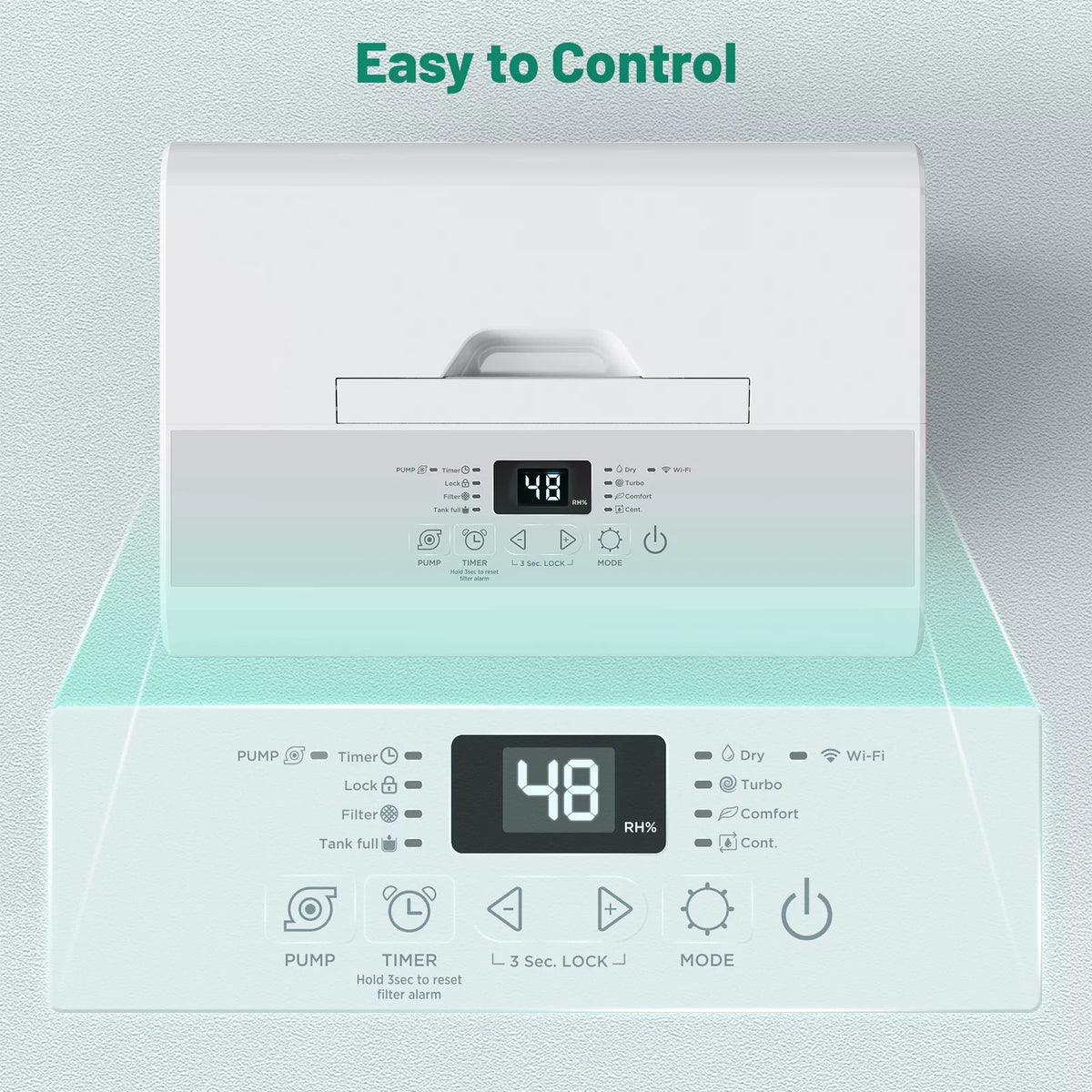 50 Pints Dehumidifier with Wi-Fi R4469