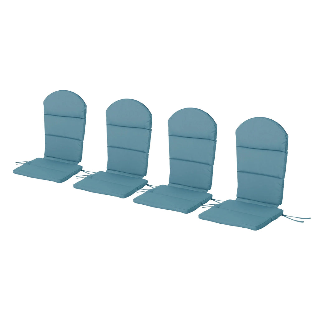 Water Resistant Fabric Adirondack Chair Cushions, Set of 4, Dark Teal W150