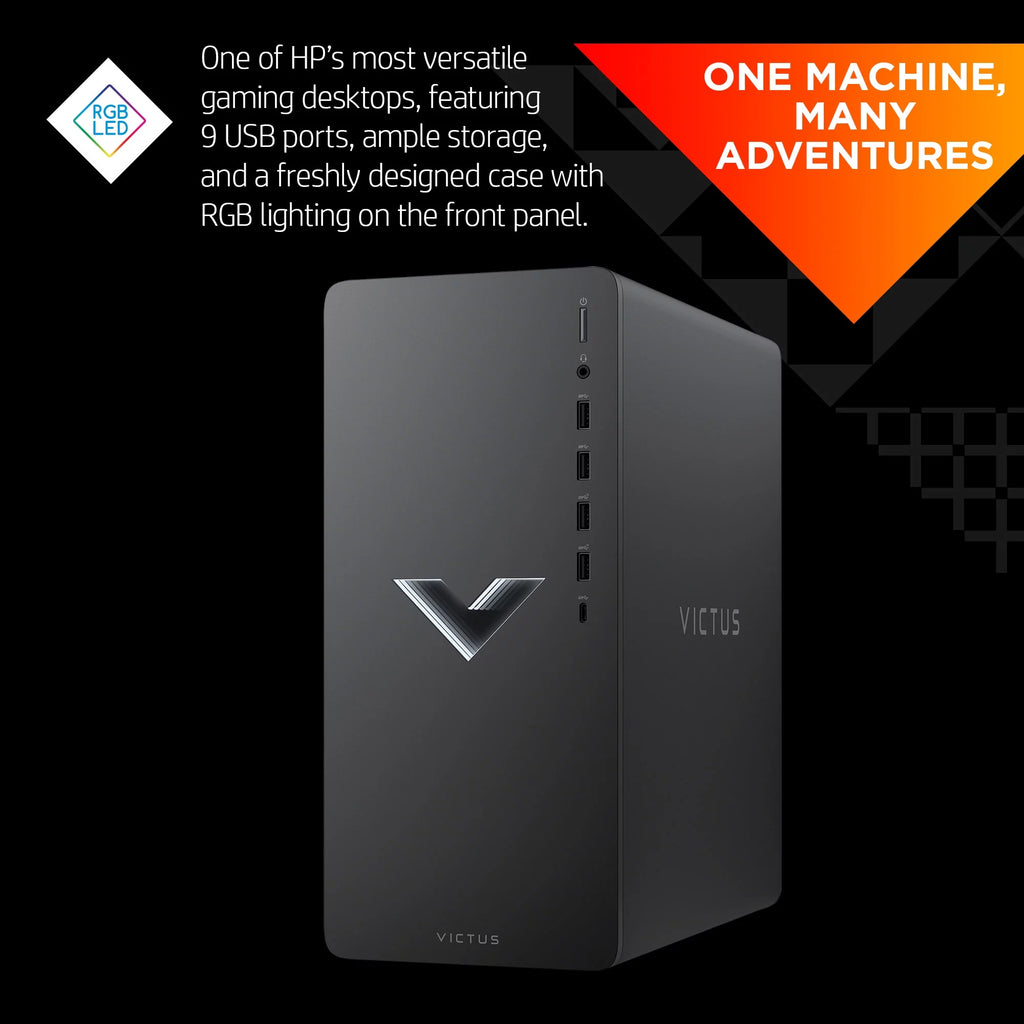 Mica Silver Gaming Desktop PC, AMD Ryzen 5 5600G, AMD RX6400, 8GB RAM, 512GB SSD N4561