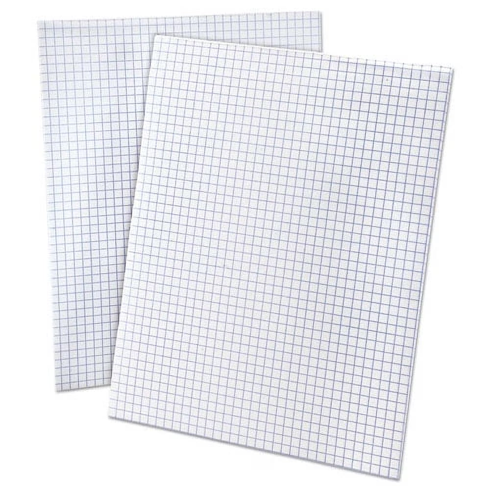 Quadrille Pads, 50 White 8.5 x 11 Sheets L5975