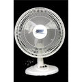 12-In. Oscillating Table Fan, White K58208