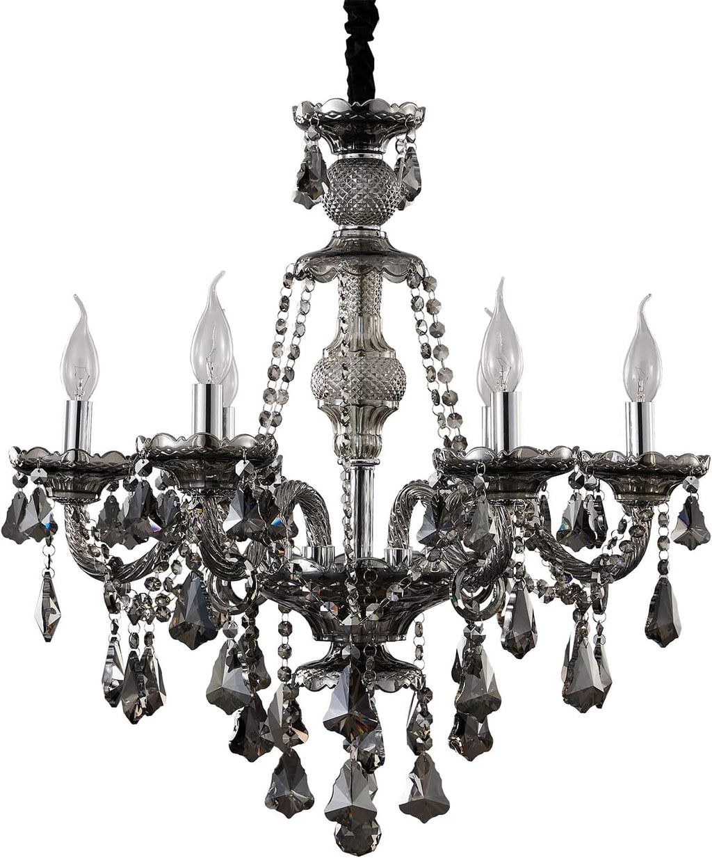 K9 Crystal Chandelier, Double Layer 9 Light Pendant Light Fixture Q881727