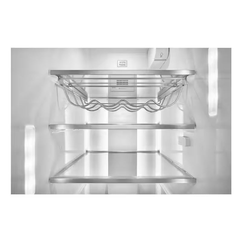 Black Stainless Steel Side by Side Refrigerator L891486