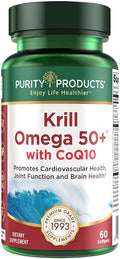 Krill Omega 50+ with CoQ10 60 Softgels W1222